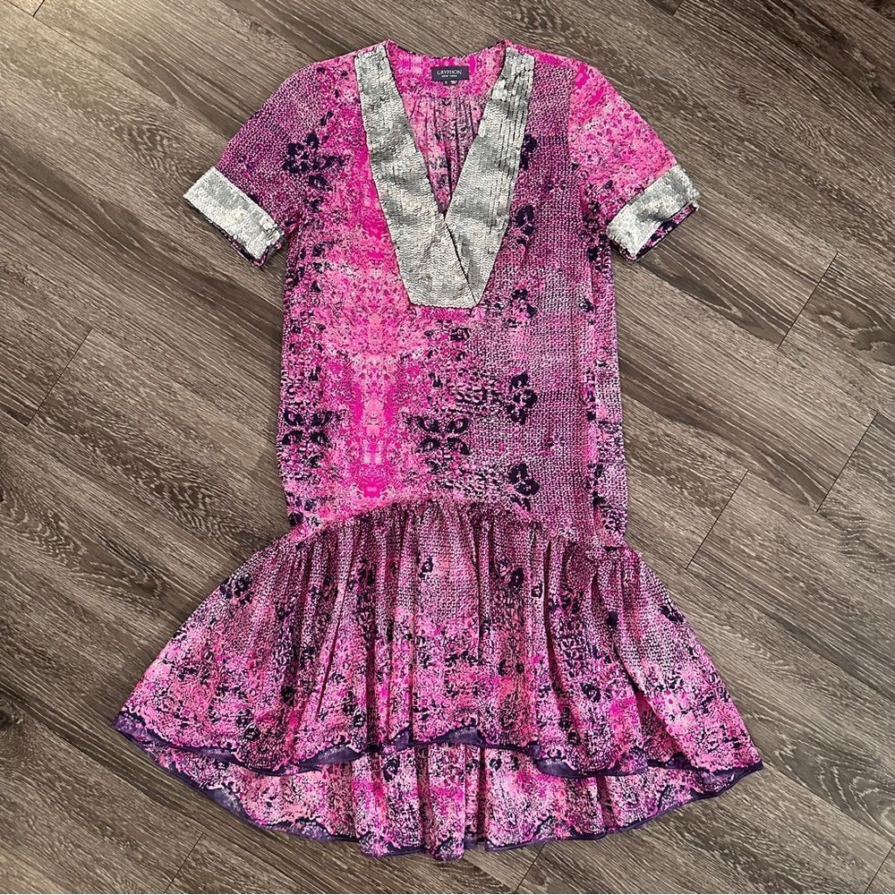 Gryphon Gypset Sequin-Trim Dress